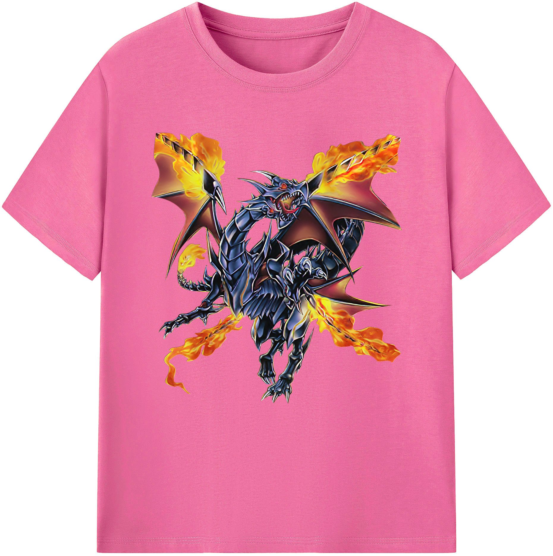 （画像用） 遊☆戯☆王 Yu-Gi-Oh! レディースカジュアルプリントTシャツ（綿100％）
